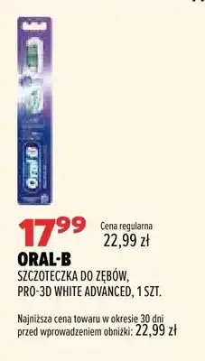 Drogerie Natura Szczoteczka do zębów Pro-3D White Advanced Oral-B oferta