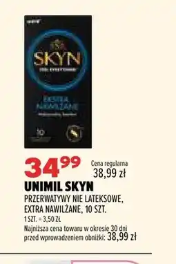 Drogerie Natura Prezerwatywy nielateksowe Extra Nawilżane Unimil SKYN oferta