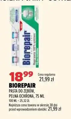 Drogerie Natura Pasta do zębów Pełna Ochrona Biorepair oferta