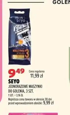 Drogerie Natura Jednorazowe maszynki do golenia Seyo oferta