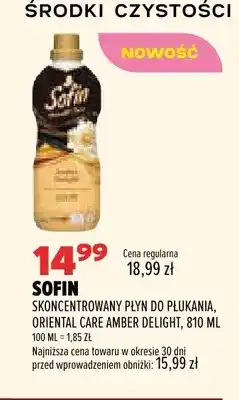Drogerie Natura Skoncentrowany płyn do płukania Oriental Care Amber Delight Sofin oferta