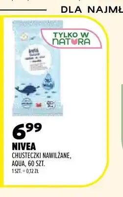 Drogerie Natura Chusteczki nawilżane Aqua Nivea oferta
