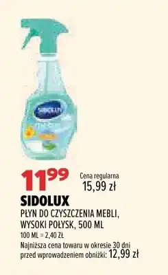 Drogerie Natura Płyn do czyszczenia mebli wysoki połysk Sidolux oferta