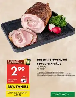 Delikatesy Centrum Boczek rolowany od szwagra Krakus oferta