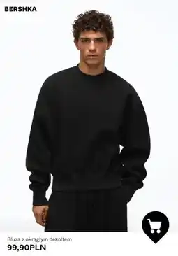 Bershka Bluza z okrągłym dekoltem Bershka oferta