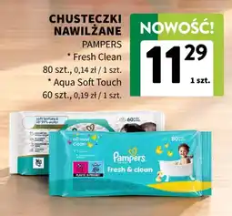 Intermarche Chusteczki nawilżane Pampers Aqua Soft Touch oferta