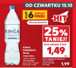 Kaufland Woda mineralna Kinga Pienińska oferta