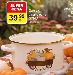Carrefour Garnek emaliowany DYNIA 22 cm, 5,4 l Florina oferta