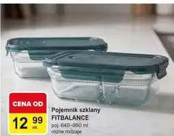 Carrefour Pojemnik szklany FITBALANCE oferta