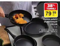 Carrefour Zestaw patelni aluminiowych DELUX 2 el oferta