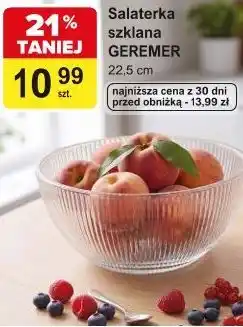 Carrefour Salaterka szklana GEREMER 22,5 cm oferta