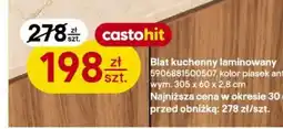 Castorama Blat kuchenny laminowany oferta