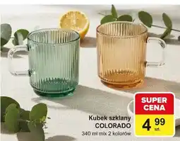 Carrefour Kubek szklany COLORADO oferta