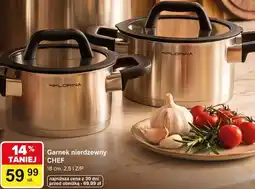 Carrefour Garnek nierdzewny Florina Chef 18 cm oferta