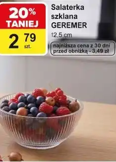 Carrefour Salaterka szklana GEREMER 12,5 cm oferta