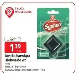 E.Leclerc Kostka barwiąca wodę Wiodąca Marka Syphon oferta