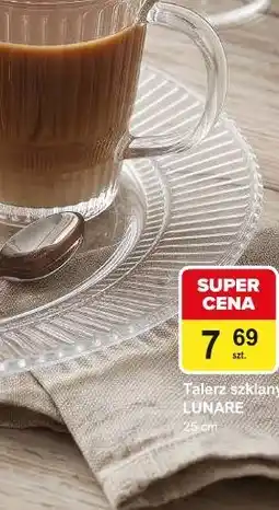 Carrefour Talerz szklany LUNARE 25 cm oferta