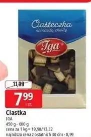 E.Leclerc Herbatniki z czekoladą Iga oferta
