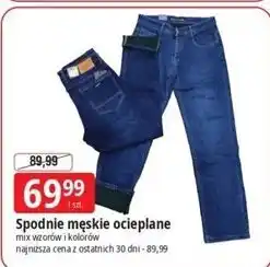 E.Leclerc Spodnie męskie ocieplane oferta