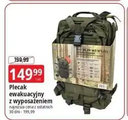 E.Leclerc Plecak ewakuacyjny z wyposażeniem oferta