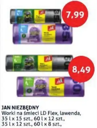 Worki na śmieci LD Flex, lawenda