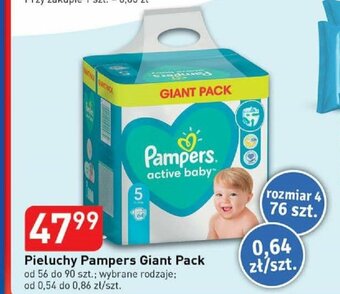 Stokrotka Pieluchy Pampers Giant Pack oferta