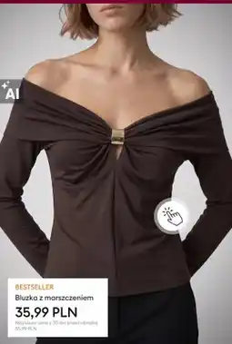 Sinsay Bluzka z marszczeniem oferta