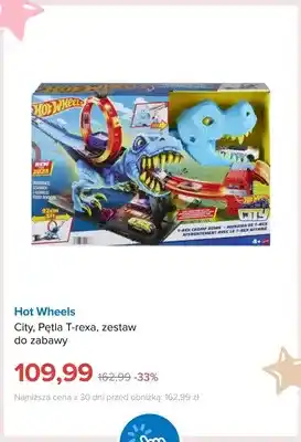 City Pętla T-rexa zestaw do zabawy Hot Wheels