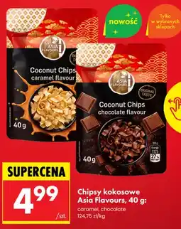 Biedronka Chipsy kokosowe Asia Flavours chocolate oferta