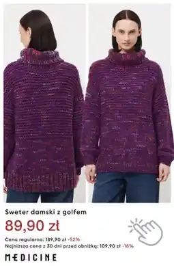 Medicine Sweter damski z golfem Medicine oferta