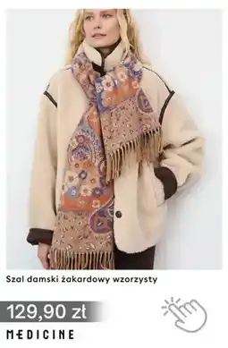 Medicine Szal damski żakardowy wzorzysty Medicine oferta