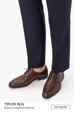 Ryłko Brązowe eleganckie półbuty oferta