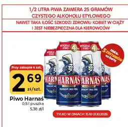 Społem Częstochowa Piwo Harnaś oferta