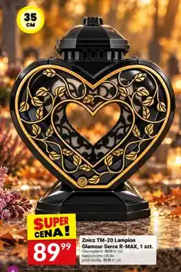 Twój Market Znicz TM-20 Lampion Glamour Serce R-MAX 35 cm oferta