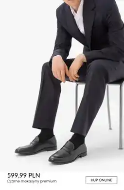 Ryłko Czarne mokasyny premium oferta