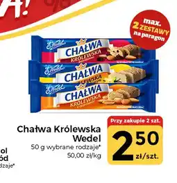 Społem Częstochowa Chałwa Królewska Wedel z orzechami oferta