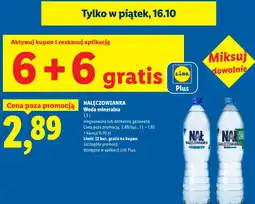 Lidl Nałęczowianka Woda mineralna oferta
