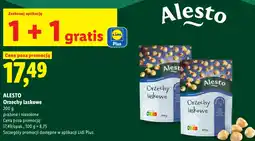 Lidl Orzechy laskowe prażone i niesolone Alesto oferta