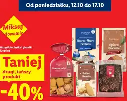 Lidl Wszystkie ciastka i pierniki Favorina oferta