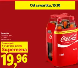 Lidl Napój gazowany Coca-Cola Czterosztuk oferta