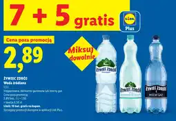 Lidl Żywiec Zdrój Woda źródlana oferta