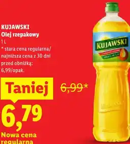 Lidl KUJAWSKI Olej rzepakowy oferta