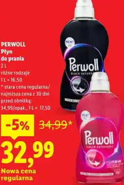 Lidl PERWOLL Płyn do prania oferta