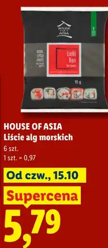 Lidl HOUSE OF ASIA Liście alg morskich oferta