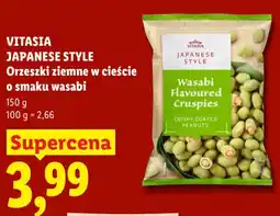 Lidl VITASIA JAPANESE STYLE Orzeszki ziemne w cieście o smaku wasabi oferta