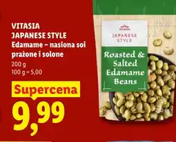 Lidl VITASIA JAPANESE STYLE Edamame – nasiona soi prażone i solone oferta