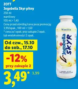 Lidl Zott Jogobella Skyr pitny oferta