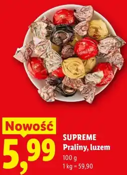 Lidl SUPREME Praliny, luzem oferta