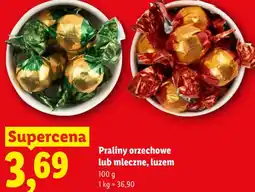 Lidl Praliny orzechowe lub mleczne, luzem oferta