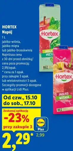 Lidl Hortex Napój oferta